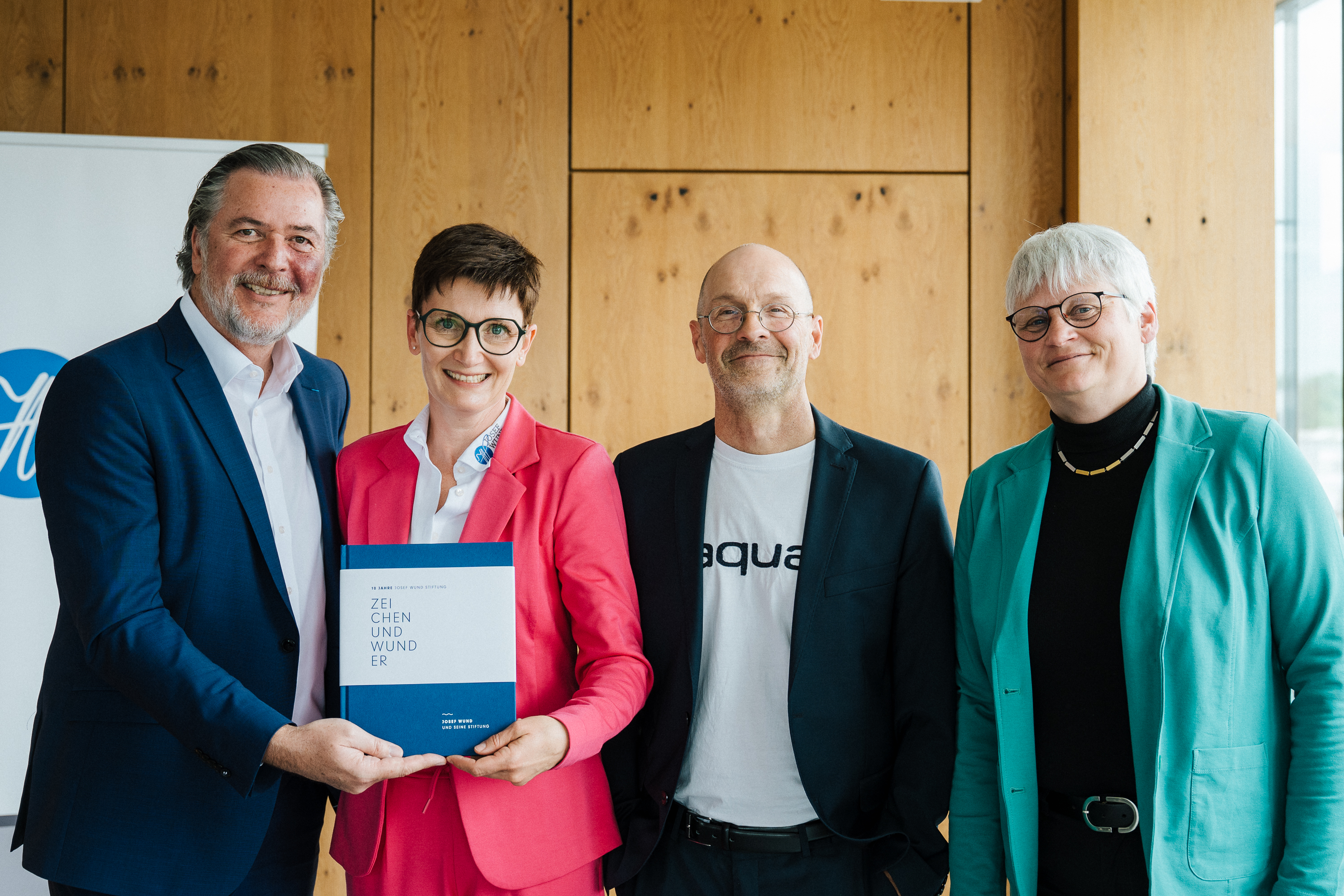 Buchpräsentation, Redaktionsteam Palm, Flaig, Tschepe, Wund. Foto Torben Nuding